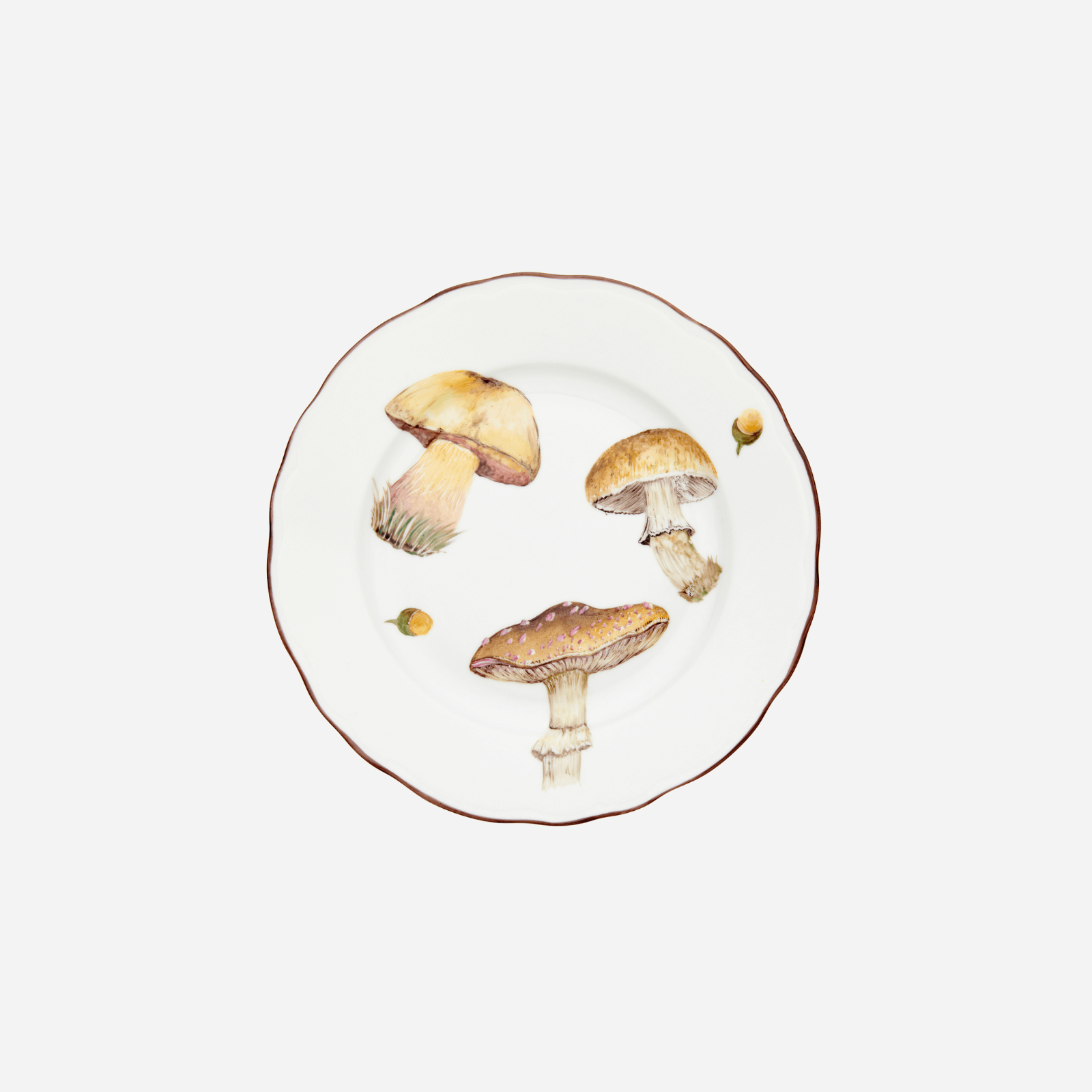 Mushrooms Dessert Plate