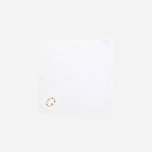 Load image into Gallery viewer, Hand-Embroidered Bamboo Monogrammed Napkin
