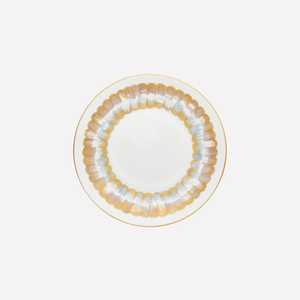 Parure Dinner Plate Blush & Aqua