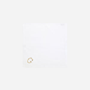 Hand-Embroidered Bamboo Monogrammed Napkin