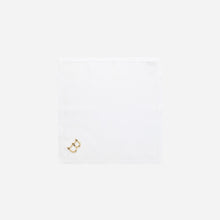 Load image into Gallery viewer, Hand-Embroidered Bamboo Monogrammed Napkin
