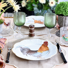 Torse Red Wine Glass Green