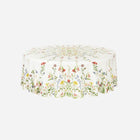 Botanical Wildflower Round Tablecloth
