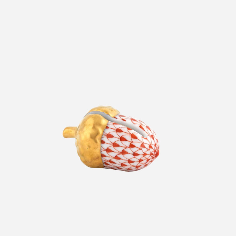 Acorn Place Card Holder Red