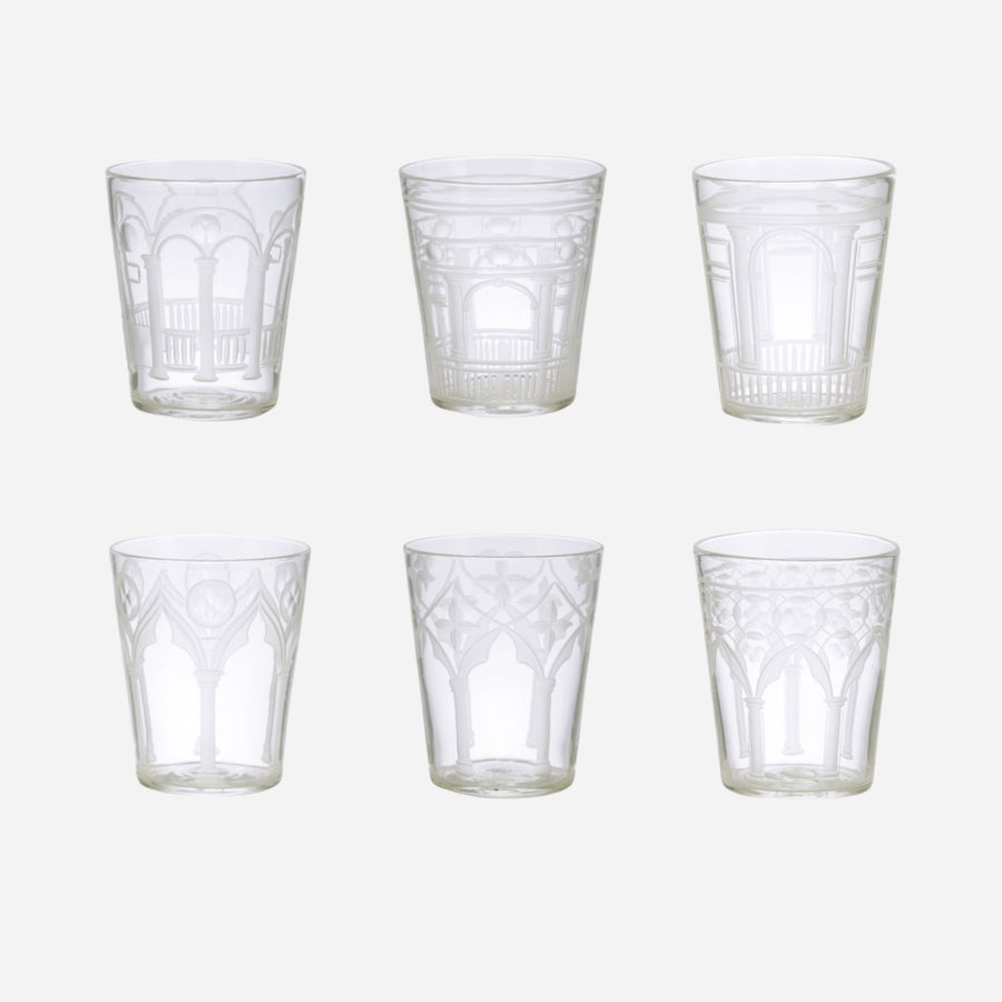 Giberto Venezia Palazzo Tumbler - Set of 6