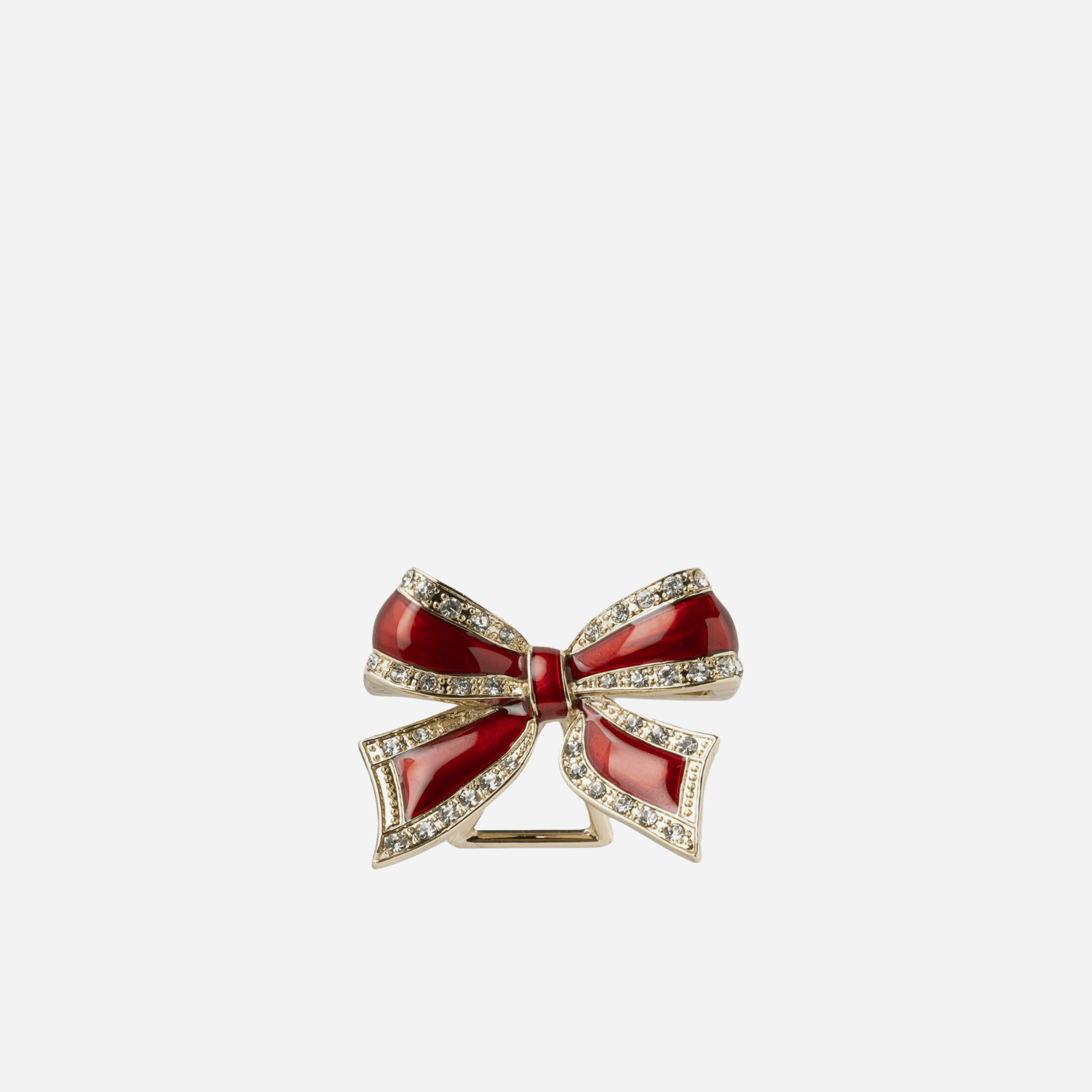 Bow Place Card Holder Ruby - Set of 4