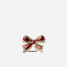 Load image into Gallery viewer, Bow Place Card Holder Ruby - Set of 4
