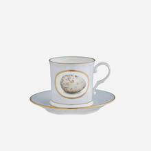 Egg & Feather Mug with Saucer