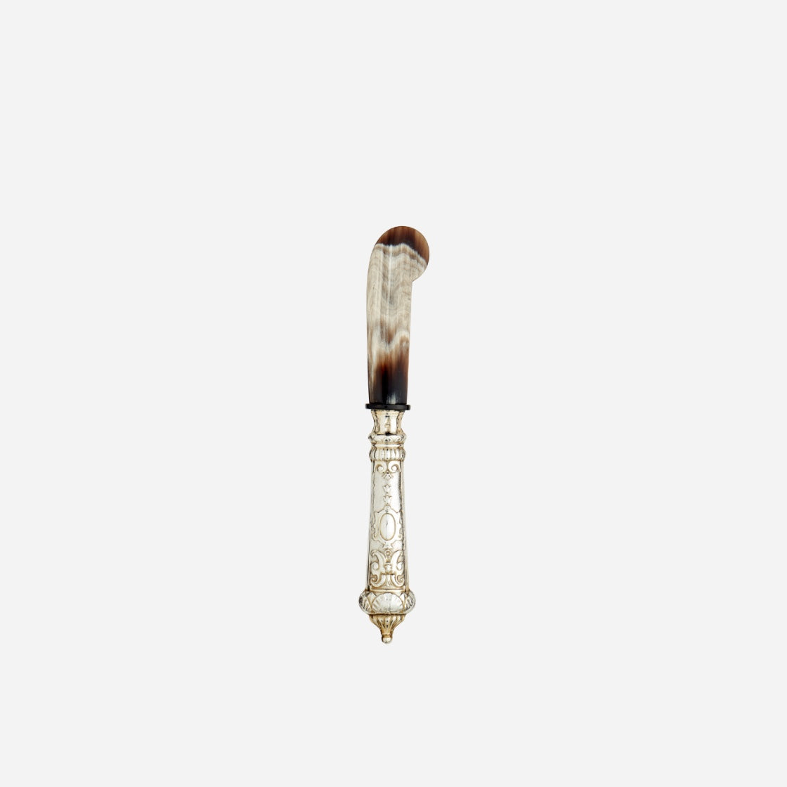 Caviar Spreader with Antique Silver Handle