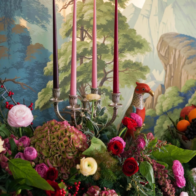 A Pair of Famille Rose Porcelain Parrots