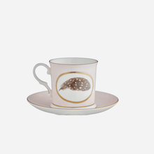 Egg & Feather Mug with Saucer