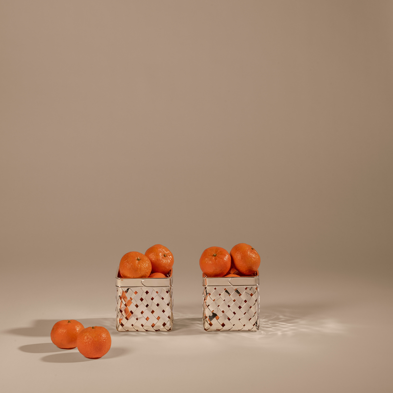 Tissé Square Small Basket