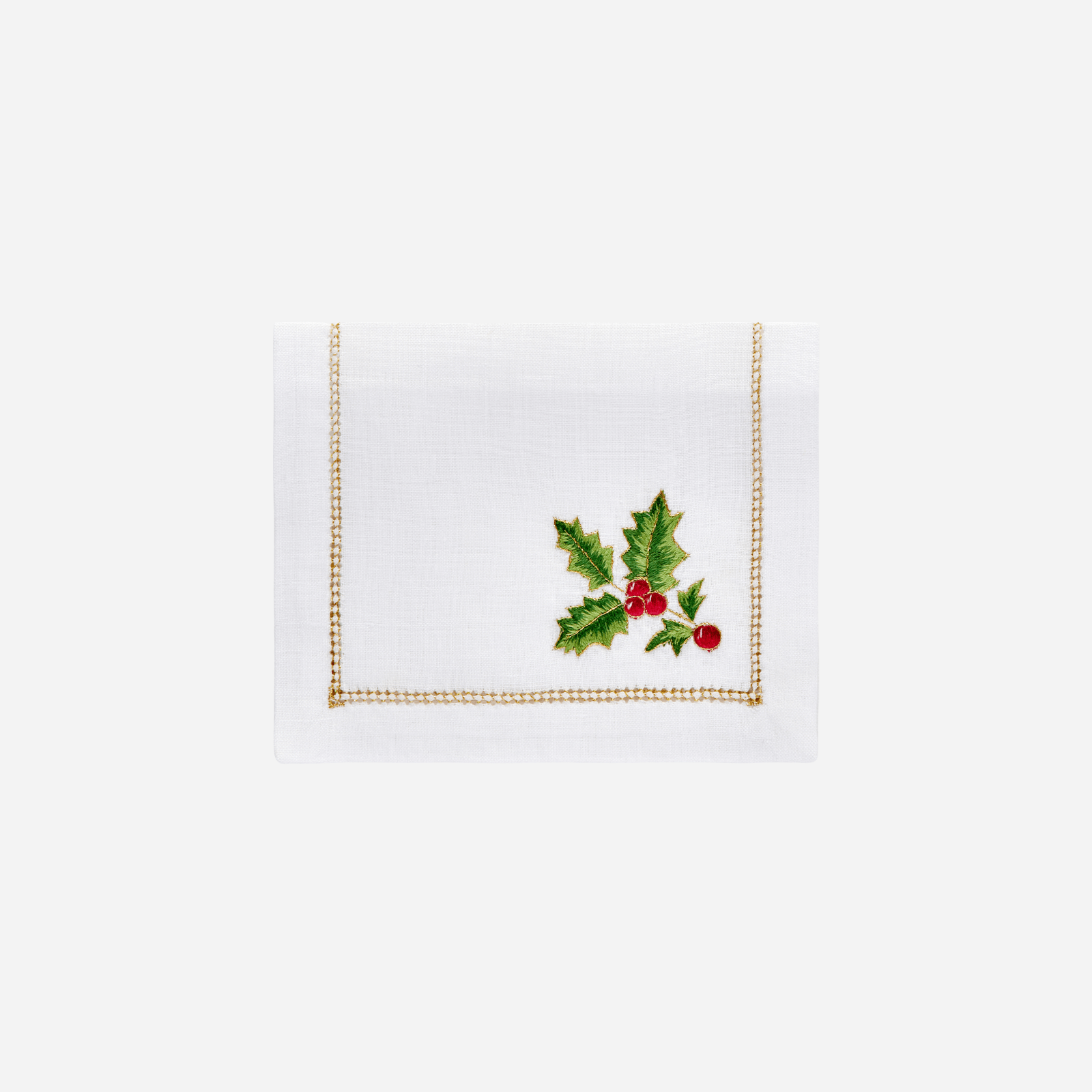 Holly Cocktail Napkin