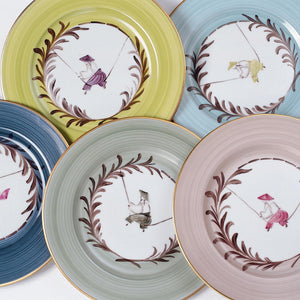 Indes Galantes Dessert Plate - Sherbert