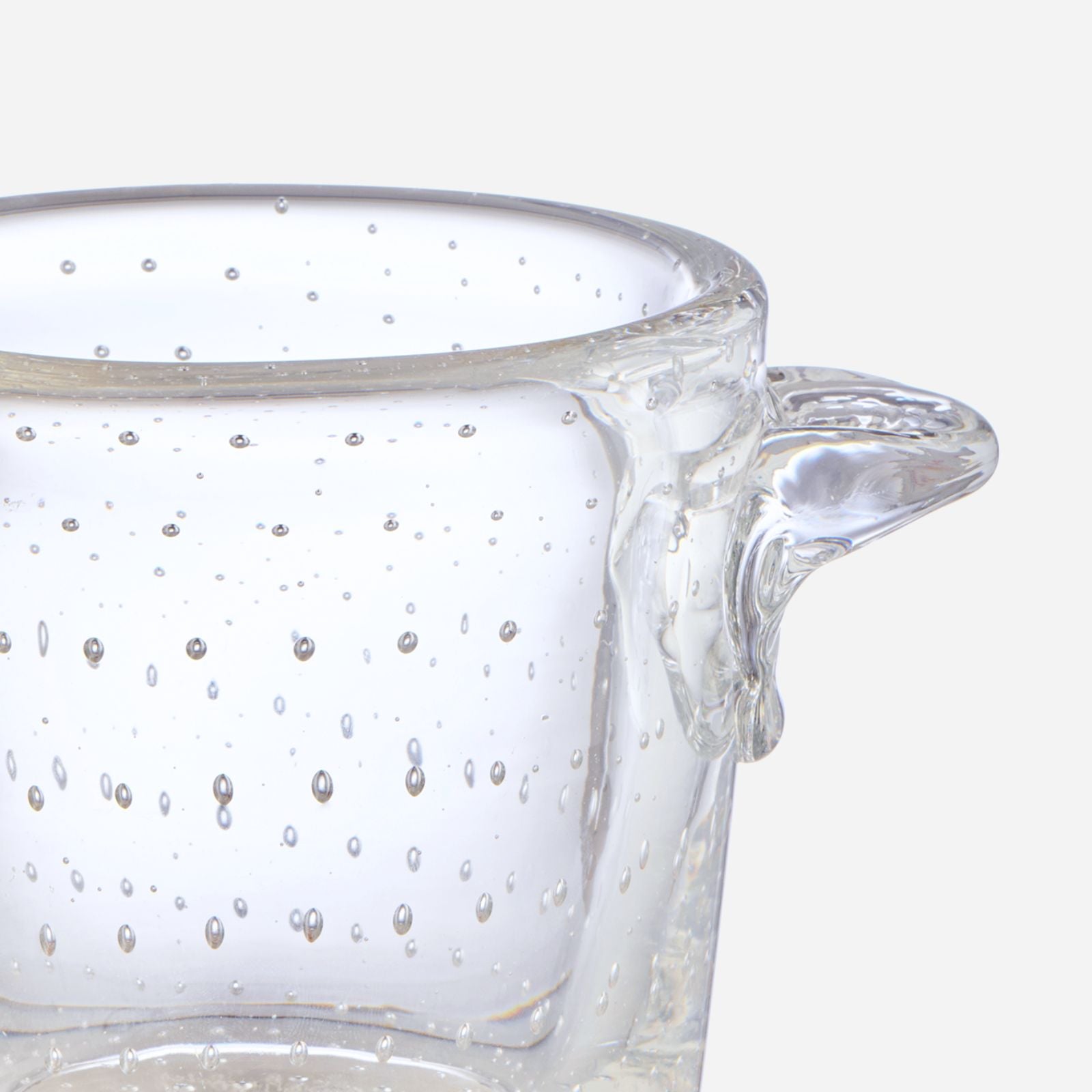 A Vintage Schneider Glass Ice Bucket