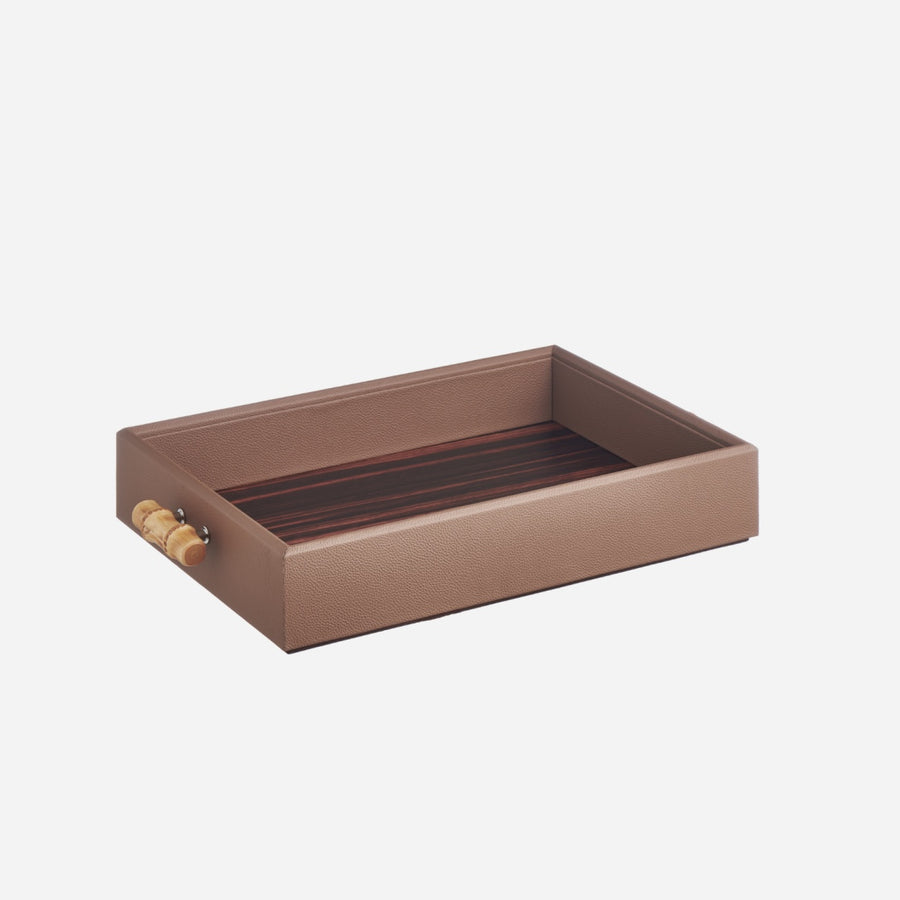 Lorenzi Milano Bamboo Root Living Small Tray