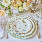 Cairo Jaipur Melon Charger Plate Nilus Green