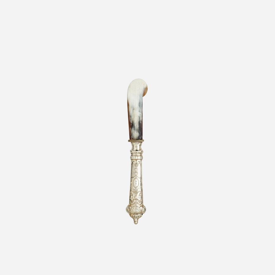 Antiques & Vintage Caviar Spreader with Antique Silver Handle