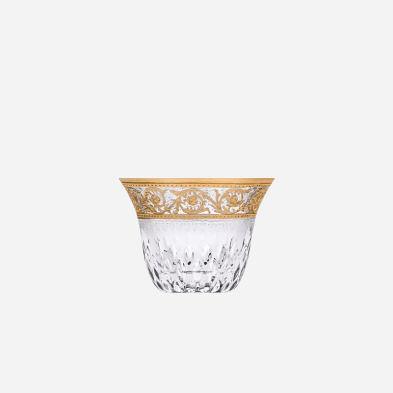 Thistle Oriental Coffee Cup Gold
