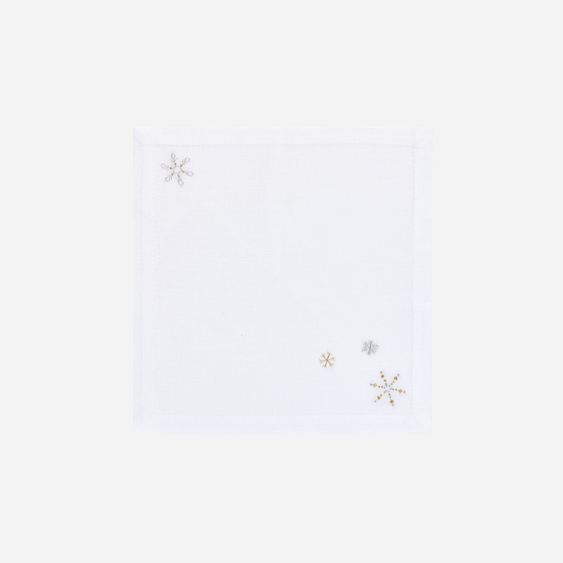 Snowflake Cocktail Napkin