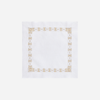 Margarita Hemstitch Gold Tea Napkin
