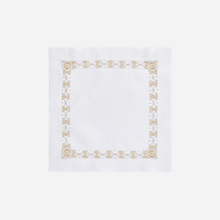 Margarita Hemstitch Gold Tea Napkin
