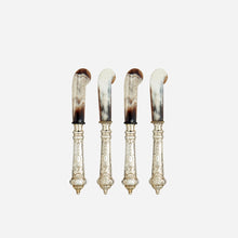 Load image into Gallery viewer, Caviar Spreader with Antique Silver Handle
