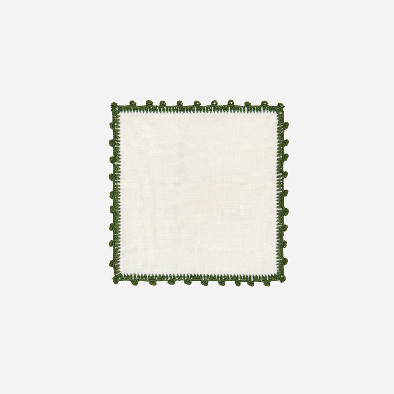 Piquillos Forest Green Coaster - Set of 4