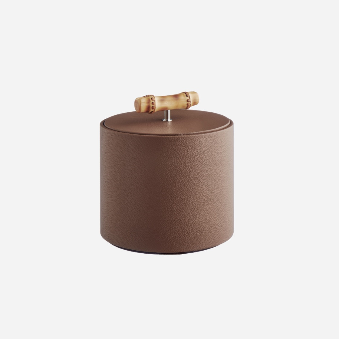 Bamboo Root Cylindrical Box - Tall