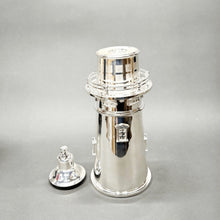 Load image into Gallery viewer, A Vintage Silver-Plated Lighthouse Cocktail Shaker
