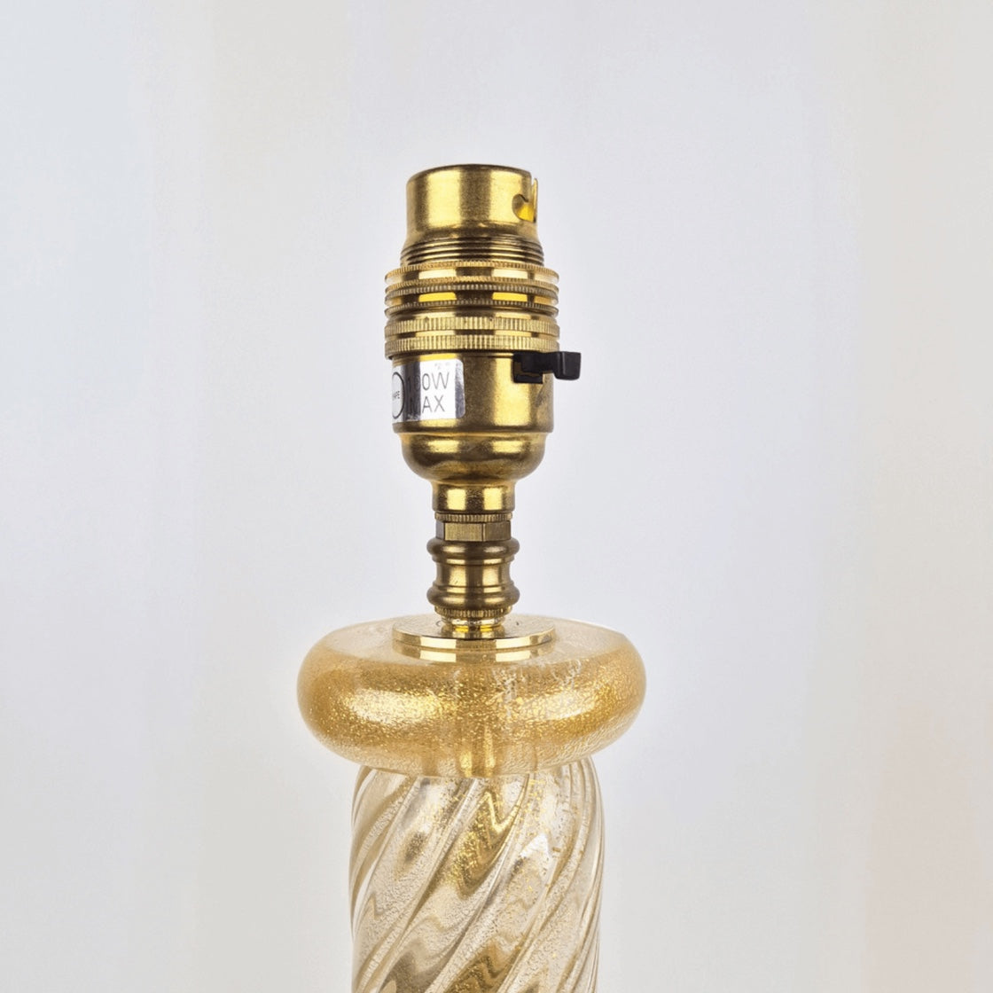 A Pair of Murano Glass Lamps