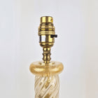A Pair of Murano Glass Lamps