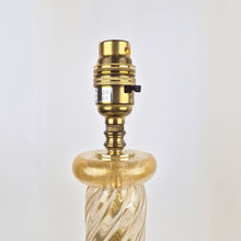 A Pair of Murano Glass Lamps