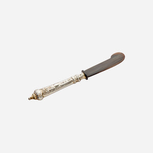 Caviar Spreader with Antique Silver Handle