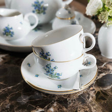 Forget Me Not Dessert Plate