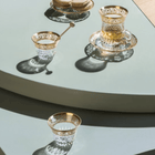 Thistle Oriental Coffee Cup Gold