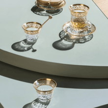 Thistle Oriental Coffee Cup Gold