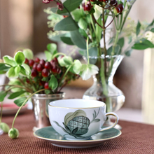 Jardins d’Udaipur Teacup & Saucer - Set of 4