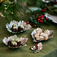 Load image into Gallery viewer, Holly Leaves in Sterling Silver Small
