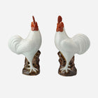 A Pair of Porcelain Roosters