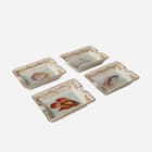 A Vintage Hermès Set of 4 Fish Ashtrays