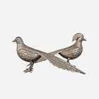 A Vintage Pair of Sterling Silver Pheasants Medium