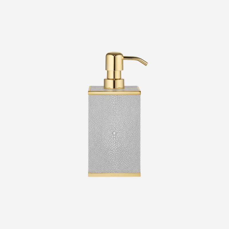 Aerin Classic Shagreen Soap Pump Dispenser Dove