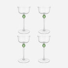 An Antique Set of 4 Spirit Glasses