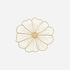 Anemone Coaster White & Gold - Set of 4