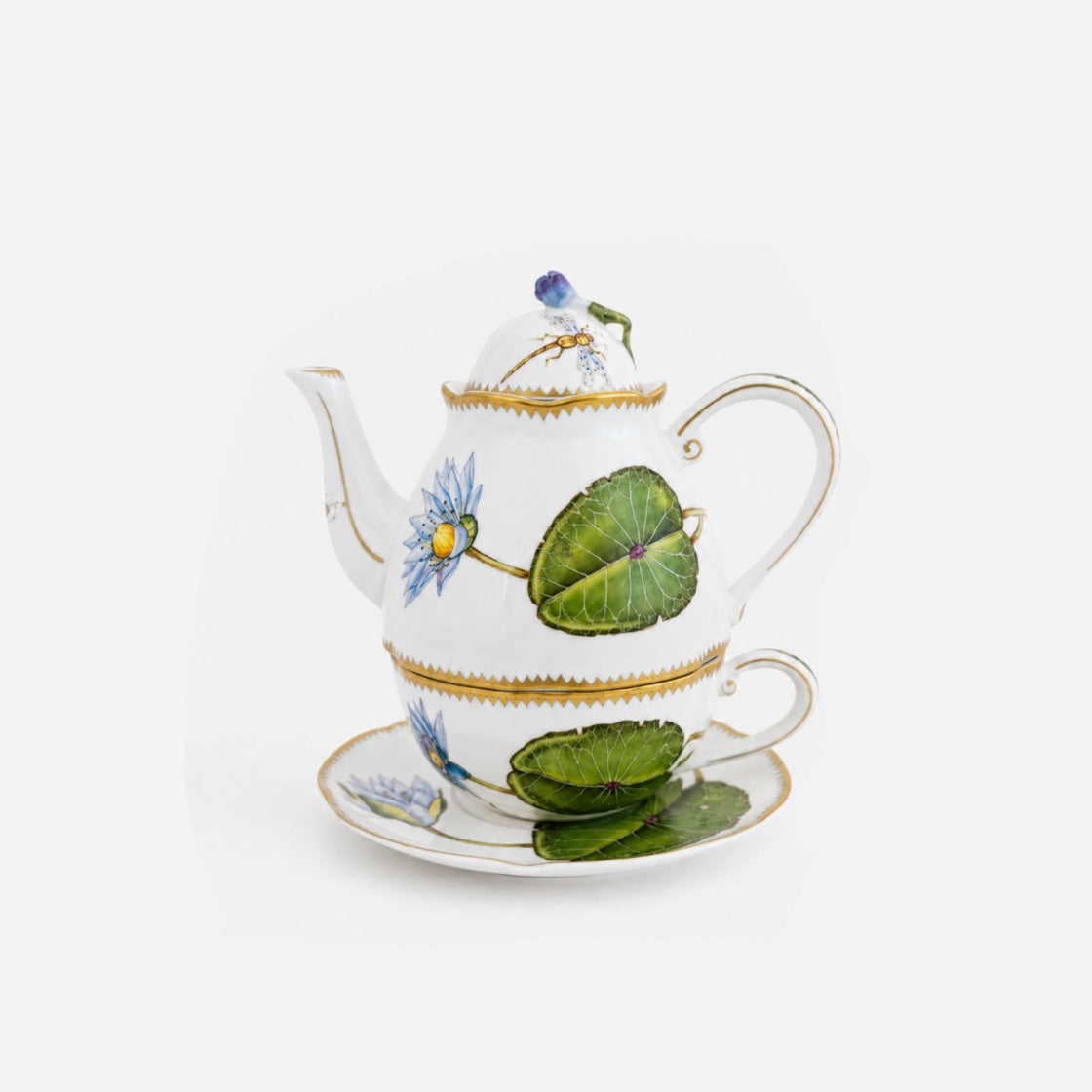 Nymphéa Hand-Painted Tea Set