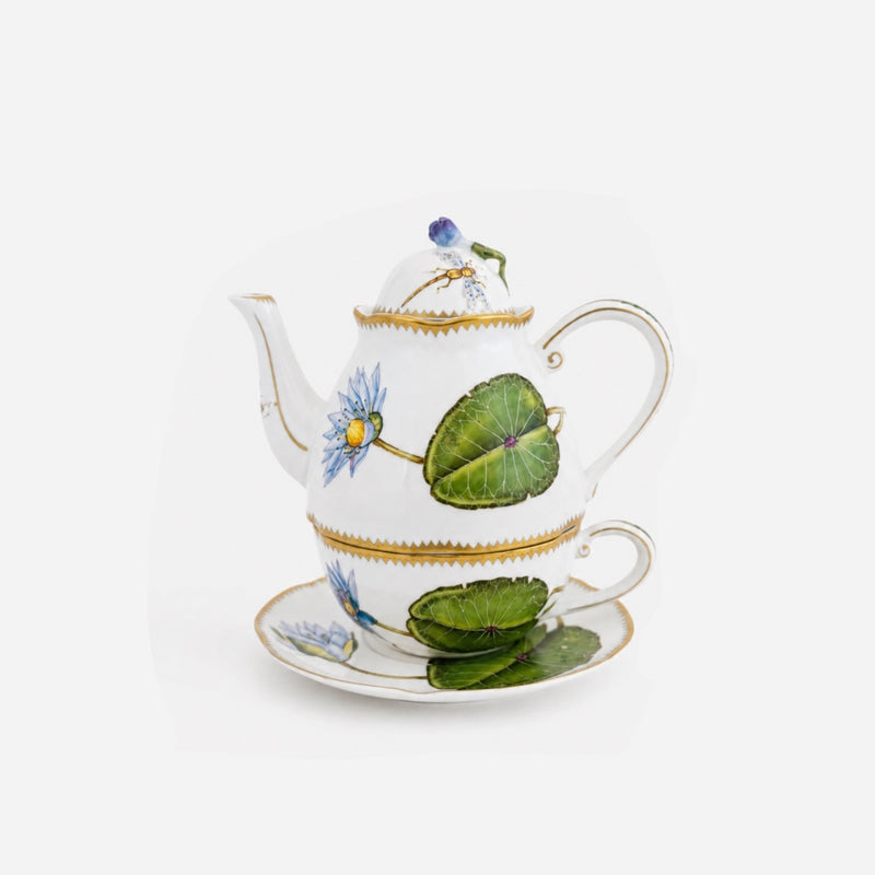 Nymphéa Hand-Painted Tea Set