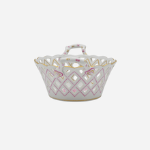 Load image into Gallery viewer, Antique Herend Apponyi Pink Bread Basket
