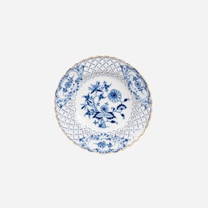 Antique Meissen Blue Onion Dessert Plate - Set of 6