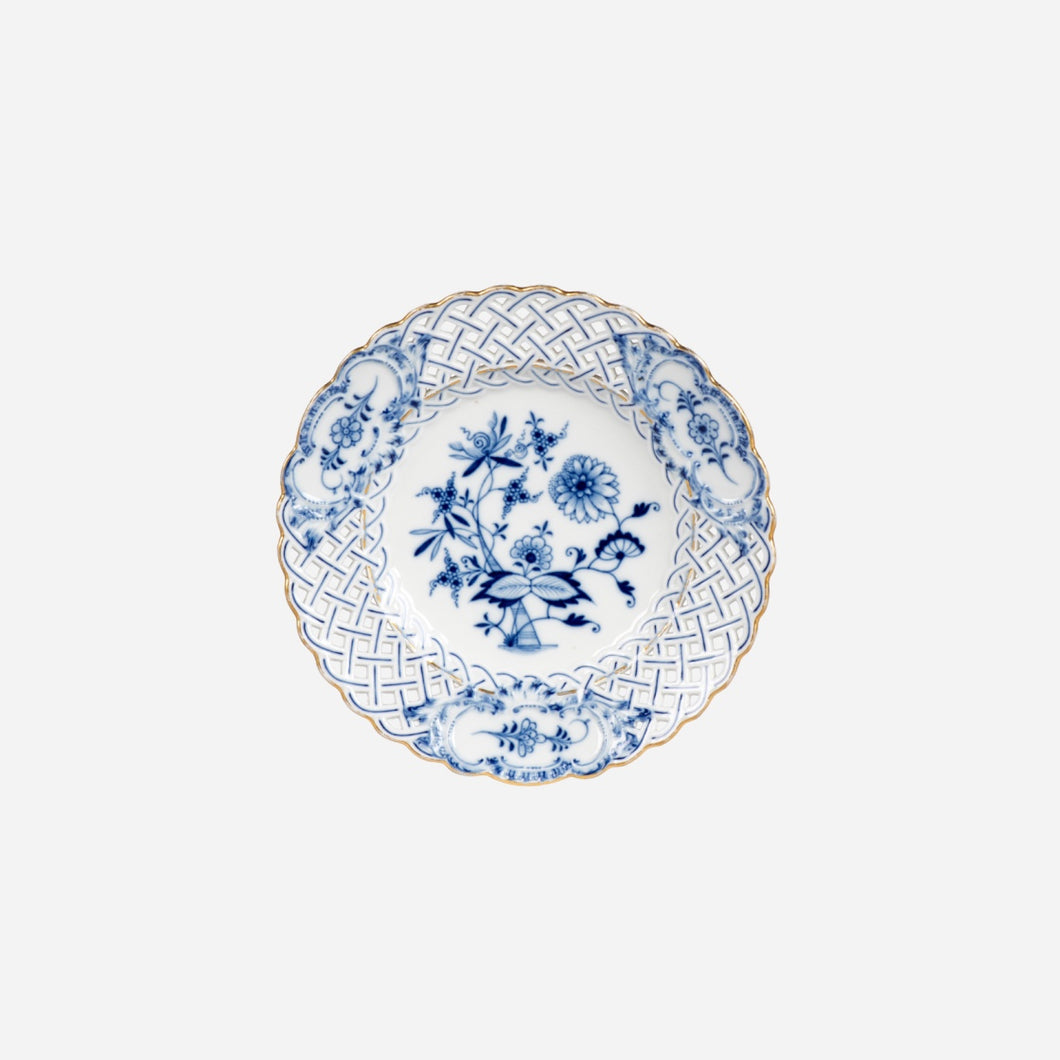 Antique Meissen Blue Onion Dessert Plate - Set of 6